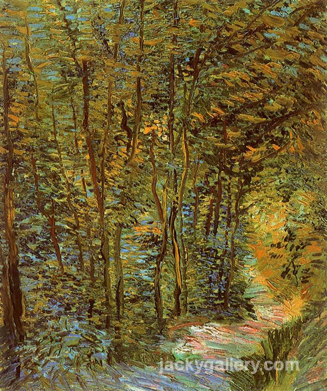 Path in the Woods, Van Gogh painting